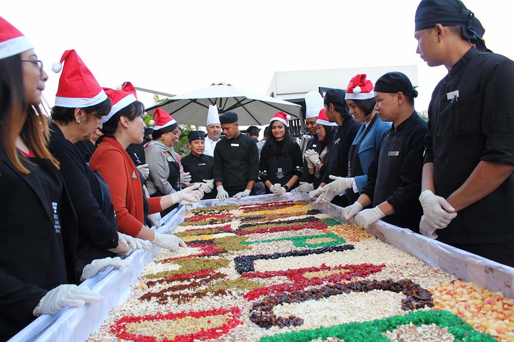 Hyatt Place Kathmandu's cake mixing event, a delectable success with a bit of glam